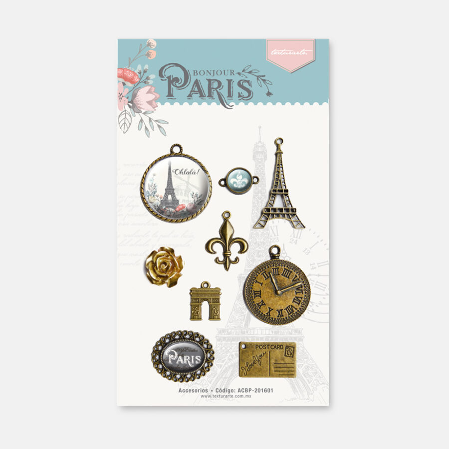 Accesorios metálicos Bonjour París