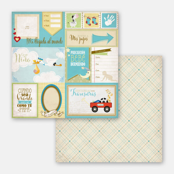 Hoja doble vista Chiquitines 11