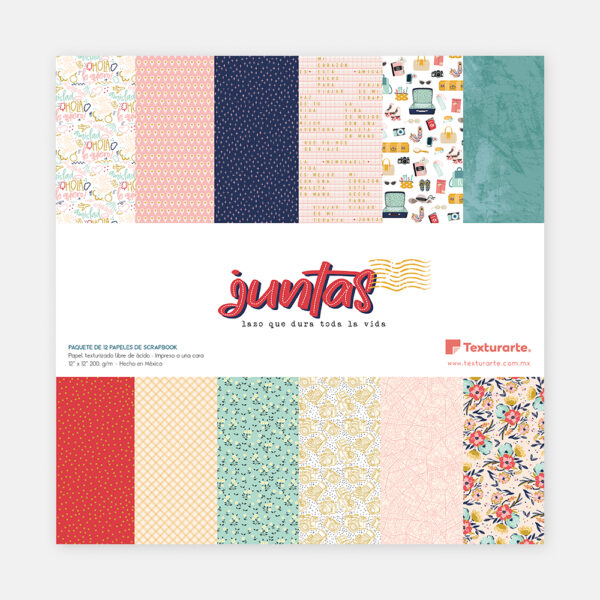 Pad de 16 hojas una vista Juntas 12" x 12"