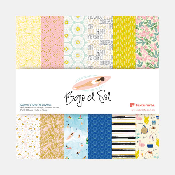 Pad de 16 hojas una vista Bajo el Sol 12" x 12"