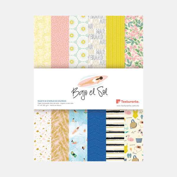 Pad de 16 hojas una vista Bajo el Sol 6" x 8"