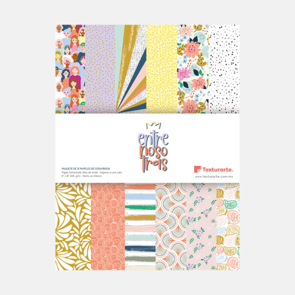 Pad de 12 hojas una vista Entre Nosotras 6" x 8"