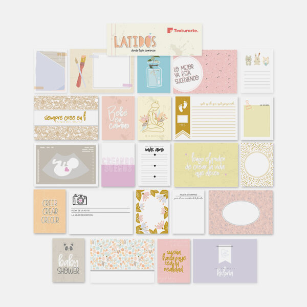 Tarjetas para diario Latidos