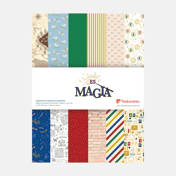 Pad de 12 hojas una vista Es Magia 6" x 8"