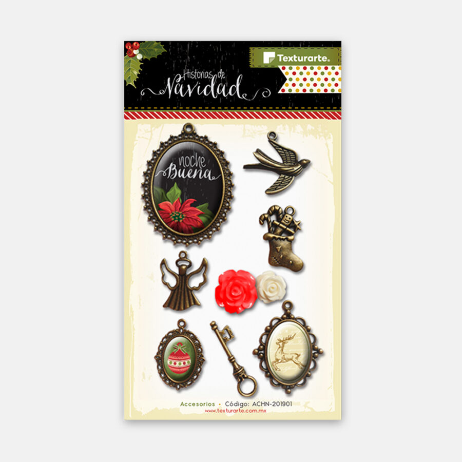 Accesorios metálicos Historias de Navidad
