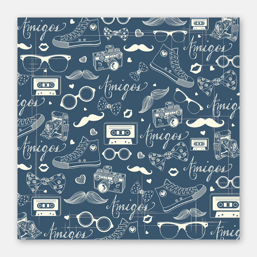 Hoja doble vista Amor Hipster 01 - Image 2