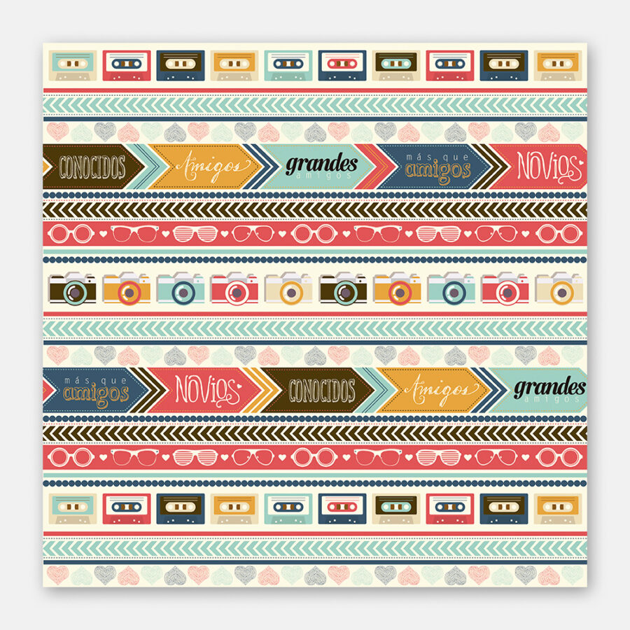 Hoja doble vista Amor Hipster 02 - Image 2