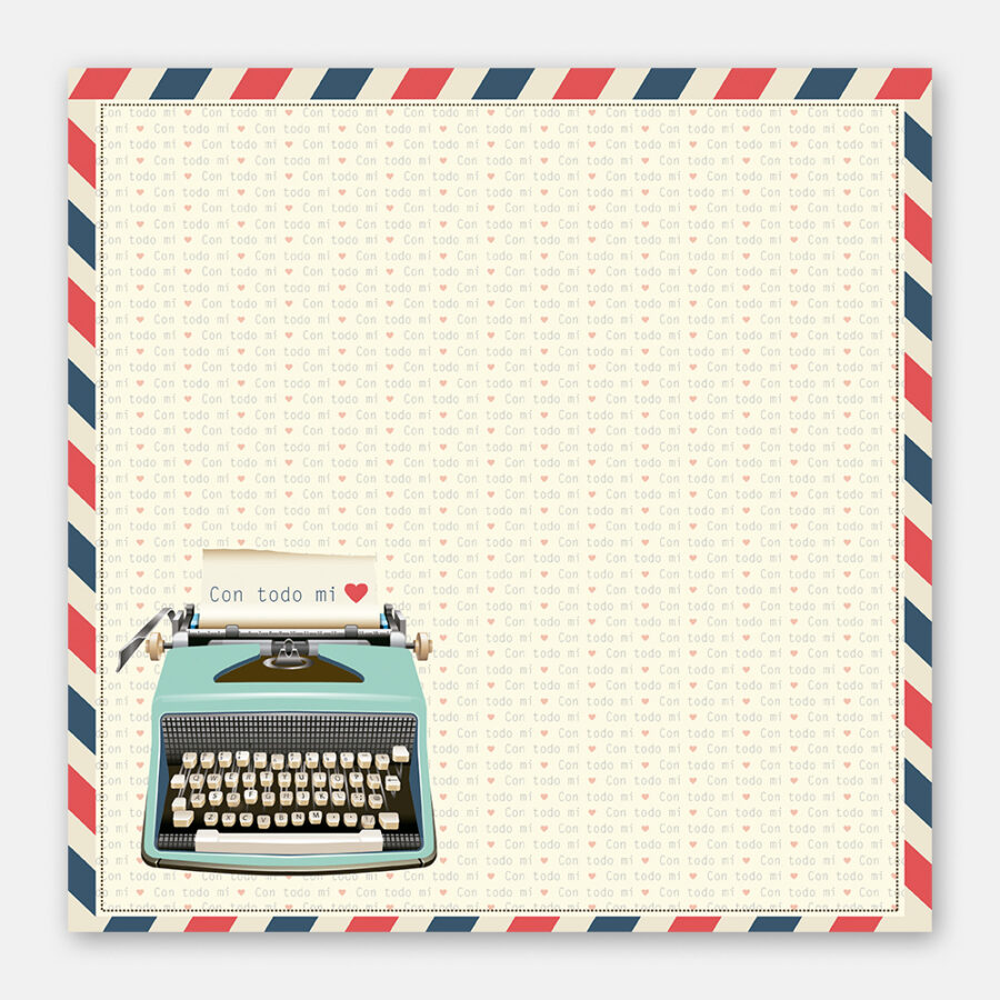 Hoja doble vista Amor Hipster 04 - Image 2