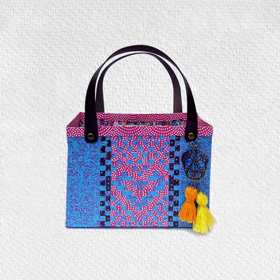 Tutorial Bolsa tejida de papel (Video + Material)