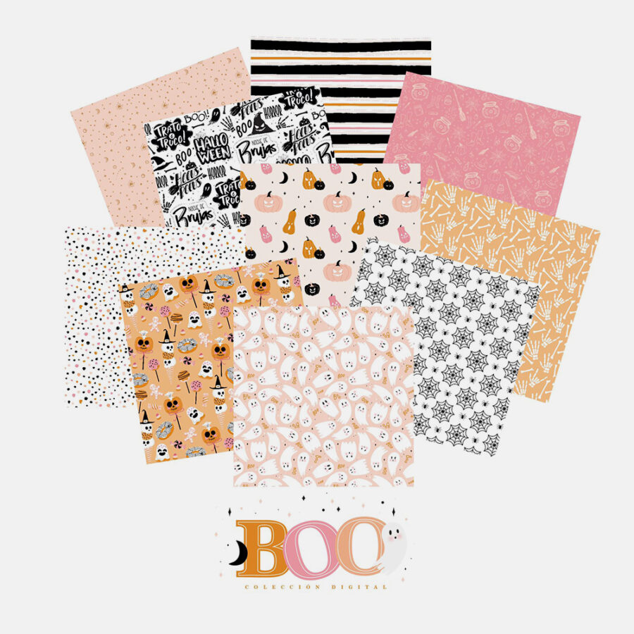 Archivos digitales hojas Boo Carta y A4 - Image 2